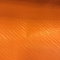 Пленка виниловая «carbon 3D» (оранжевый)