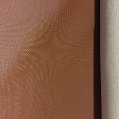 Кожзам пефорированный на тканевой подложке (коричневый)